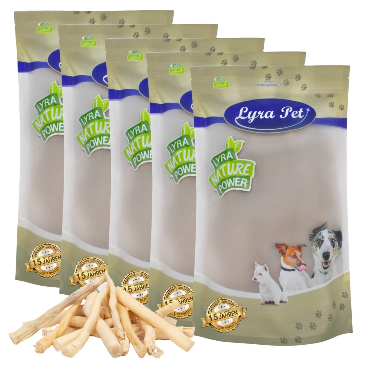 5 kg Lyra Pet® Ossenstaart wit MHD 11/2025