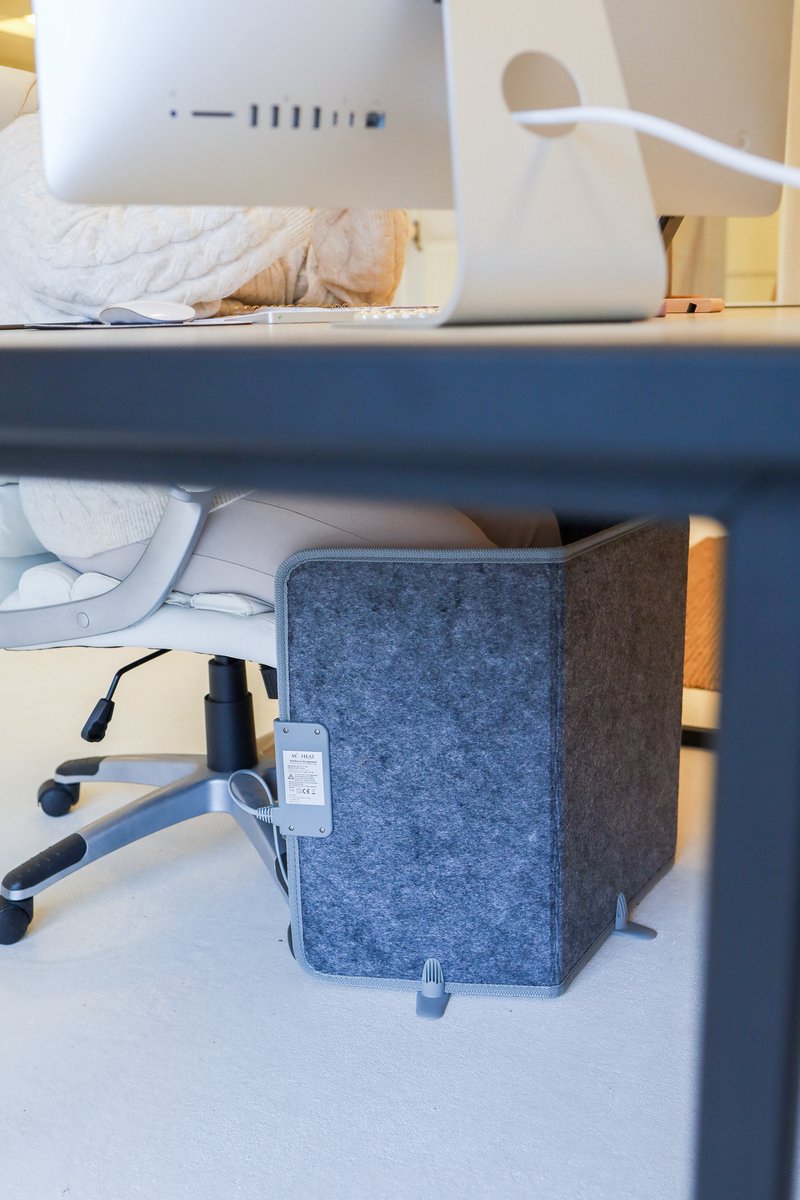 Opvouwbare Infrarood Tafelverwarming voor Bureau - 260W - Tot 60°C - Mobiele Computer Warmtepaneel – foto 6