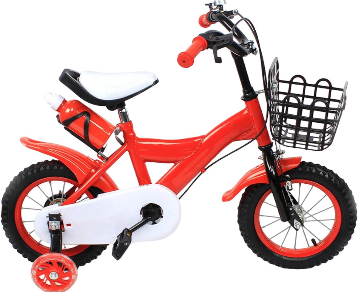 SVN® Kinderfiets – Kinderfiets vanaf 3 jaar – Loopfiets – Rood - 90cm x 50cm x 70cm