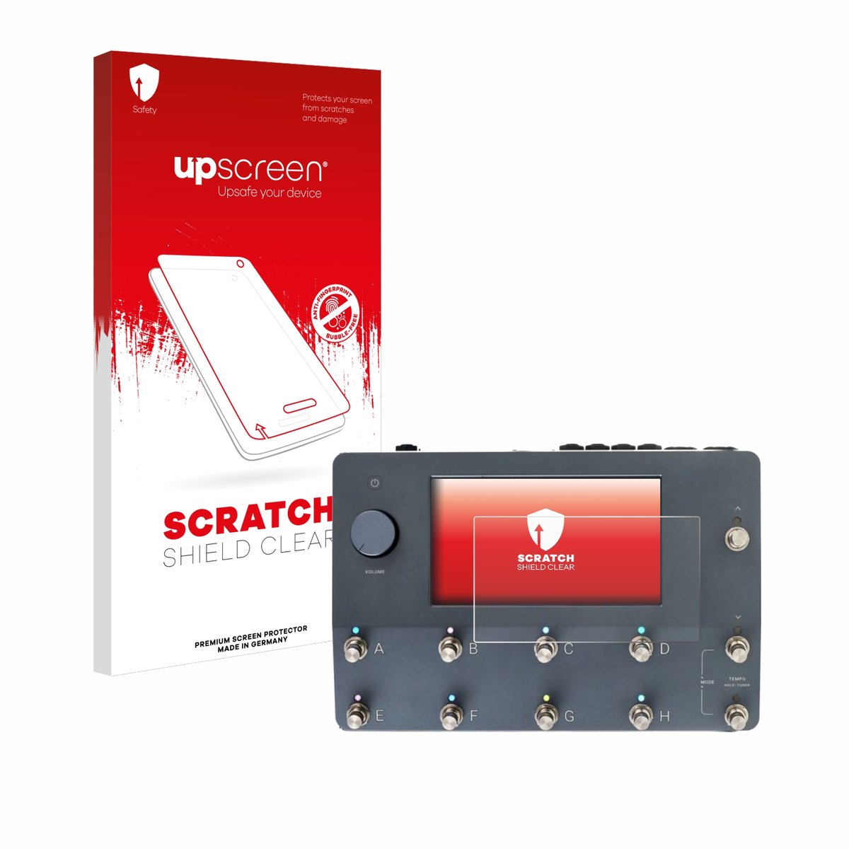 upscreen - Screenprotector voor Neural DSP Quad Cortex - Folie Beschermfolie transparant