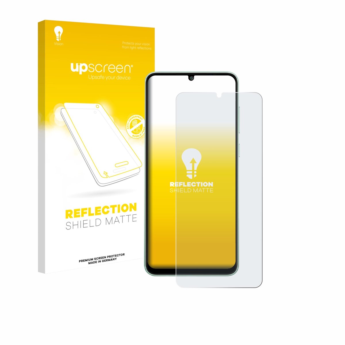 upscreen - Screenprotector voor Samsung Galaxy M05 - Folie Beschermfolie anti glare matte