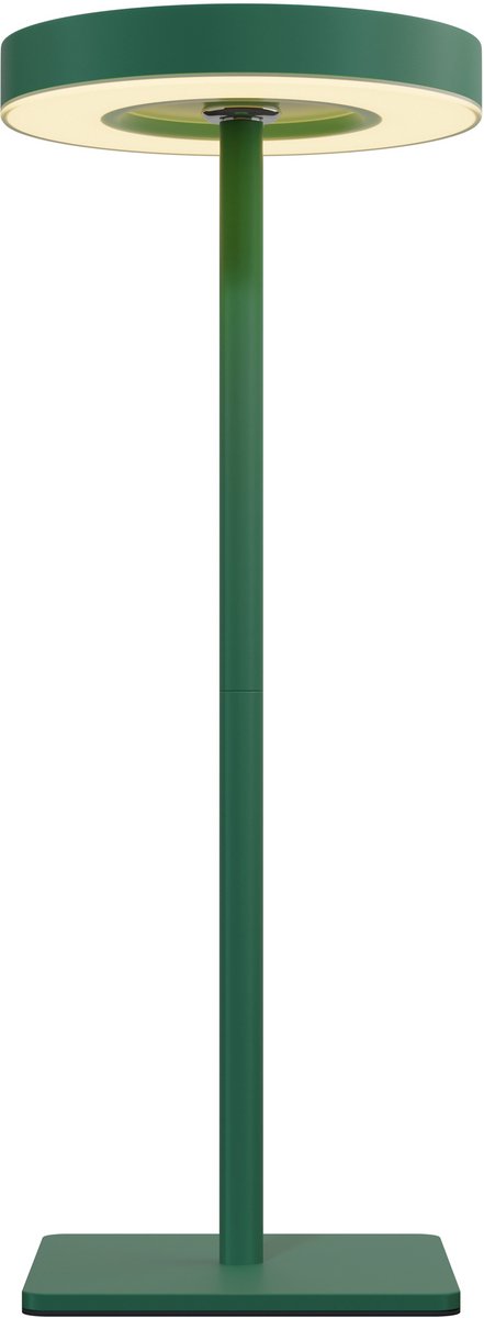 Nook - Oplaadbare tafellamp - Groen - Draadloos - LED & 3 lichtstanden - Bureaulamp of nachtlampje