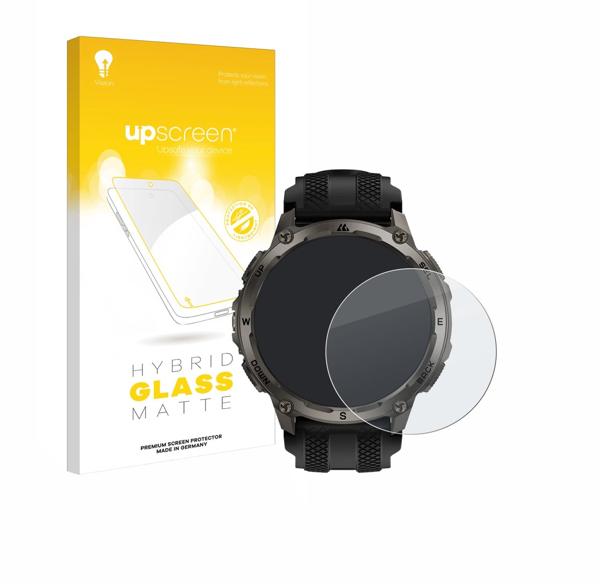 upscreen - Screenprotector voor Kospet Tank T4C - Folie Beschermfolie Beschermglas matte