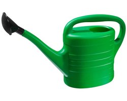Nature - Arrosoir 10L - Plastique - vert - avec pommeau de douche/pulvérisateur - arrosoir plantes de jardin
