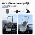 Twee magnetische telefoonhouders (ventilatie en dashboard) met CarMe logo.