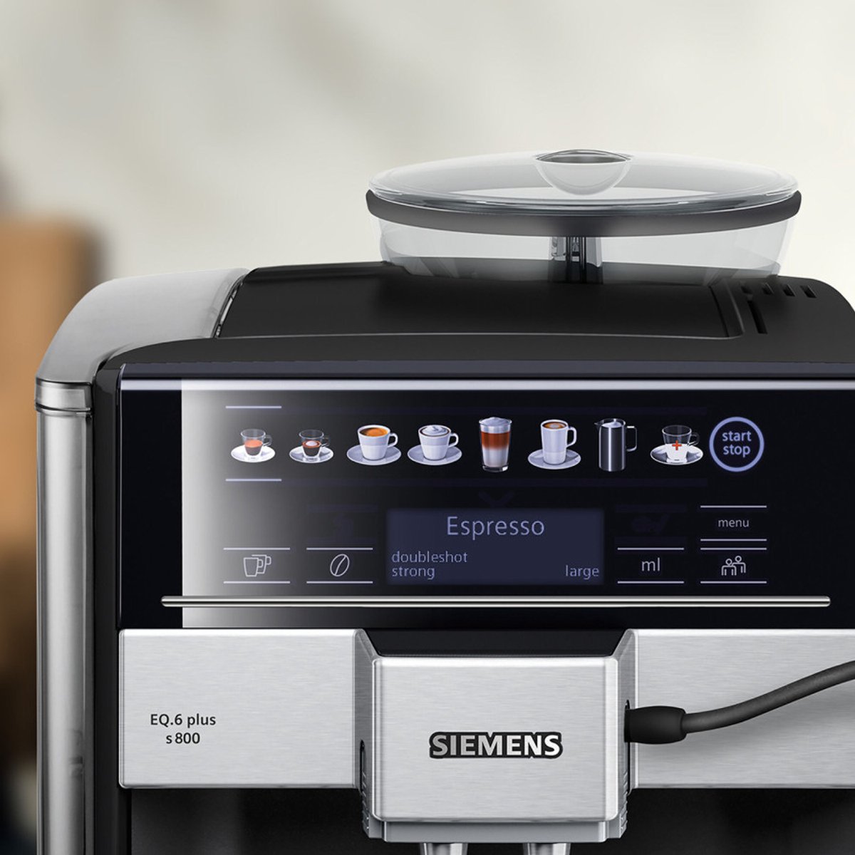 Siemens EQ.6 Plus S800 TE658209RW - Espressomachine - Zwart — afbeelding 4