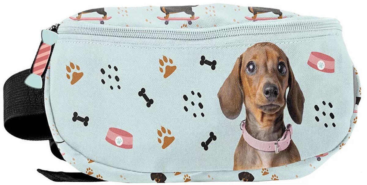 PASO Heuptasje Teckel - 24 x 13 x 9 cm - Polyester