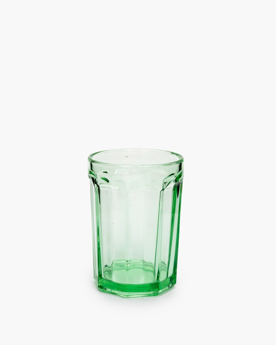 Serax - Paola Navone Fish & Fish - Glas L - Groen - 8 Ø - 40CL - 4 stuks