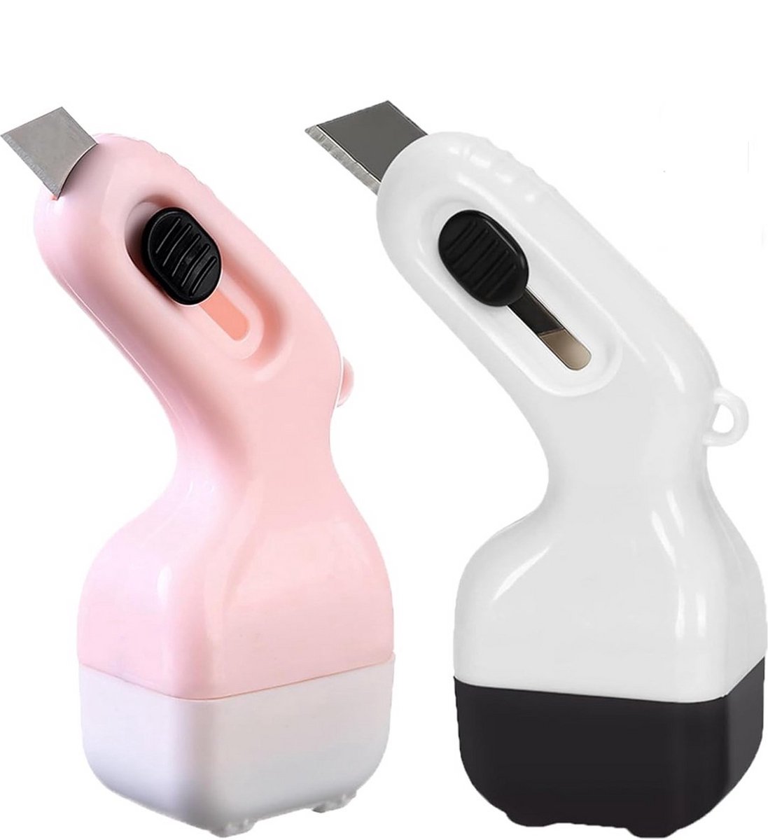 longziming -2 stuks Privacy Rollstempel – Identiteitsbescherming & Anti-Diefstal – Veiligheidsstempel met Navulbare Inkt – Voor Adressen, Documenten & Gevoelige Gegevens