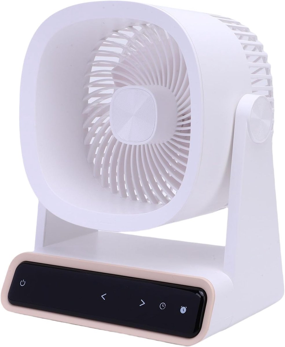 Ventilator - Draagbare Koeler - Persoonlijke Verkoeling - Oplaadbaar en Ophangbaar - 26x20x15 cm - Wit