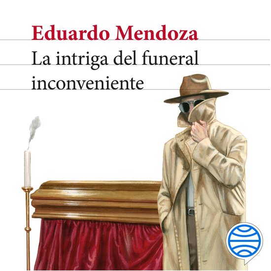 La intriga del funeral inconveniente - cover