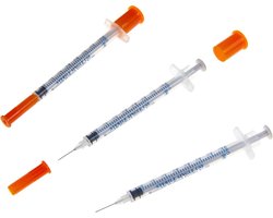 Top 10 beste doseerspuiten en insulinespuiten 2026: Insulinespuiten 1 ml, 29G x 5 mm, 100 stuks