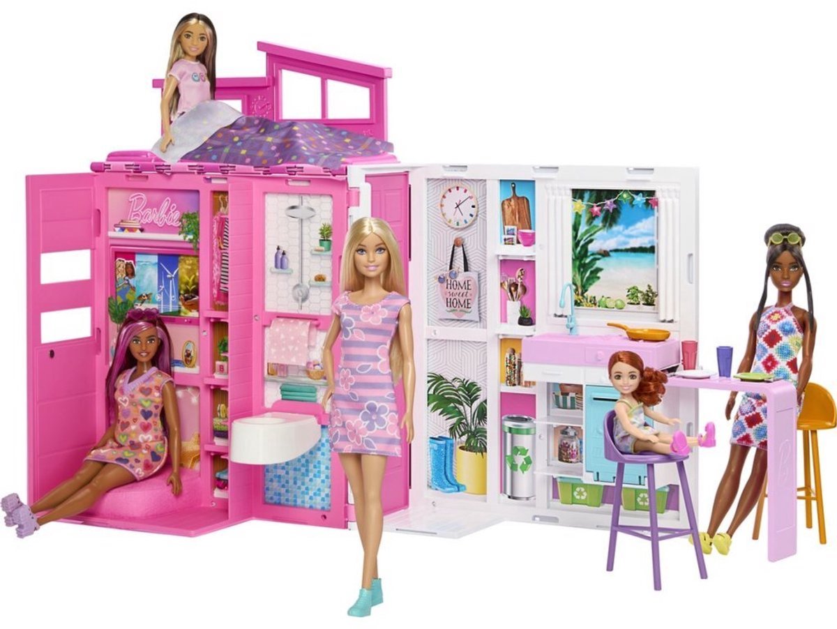 Barbie 65 jaar Vakantiehuis - Barbiepop - Poppenhuis — afbeelding 13