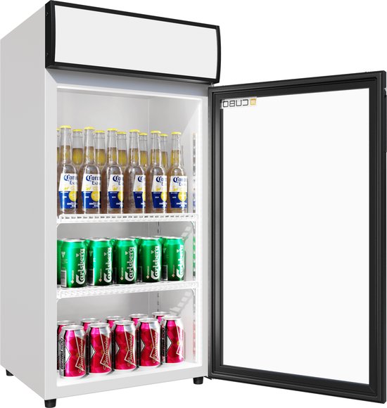 Cubo Tafelmodel Barkoelkast 84L - 1 Scharnierende Glazen Deur - Energiezuinig - CS-80H-EE van Cubo — afbeelding 4