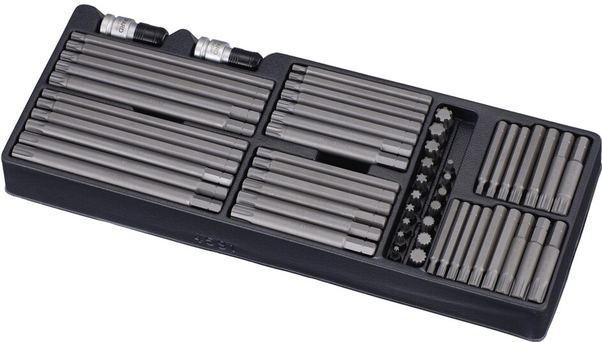 5/16'' & 10mm Torx & Inbus-naaldbitset, 59-delig