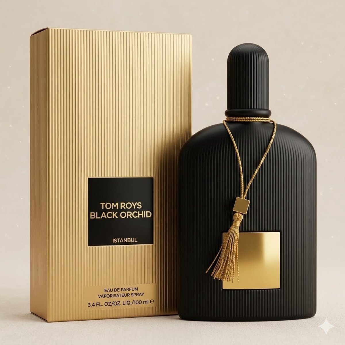 Tom Roys Black Orchid Herenparfum 100 ML | Oriëntaals, Kruidig en Diep Karakter | Mannelijke en Krachtige Geur | Geschikt voor Dagelijks Gebruik en Speciale Gelegenheden