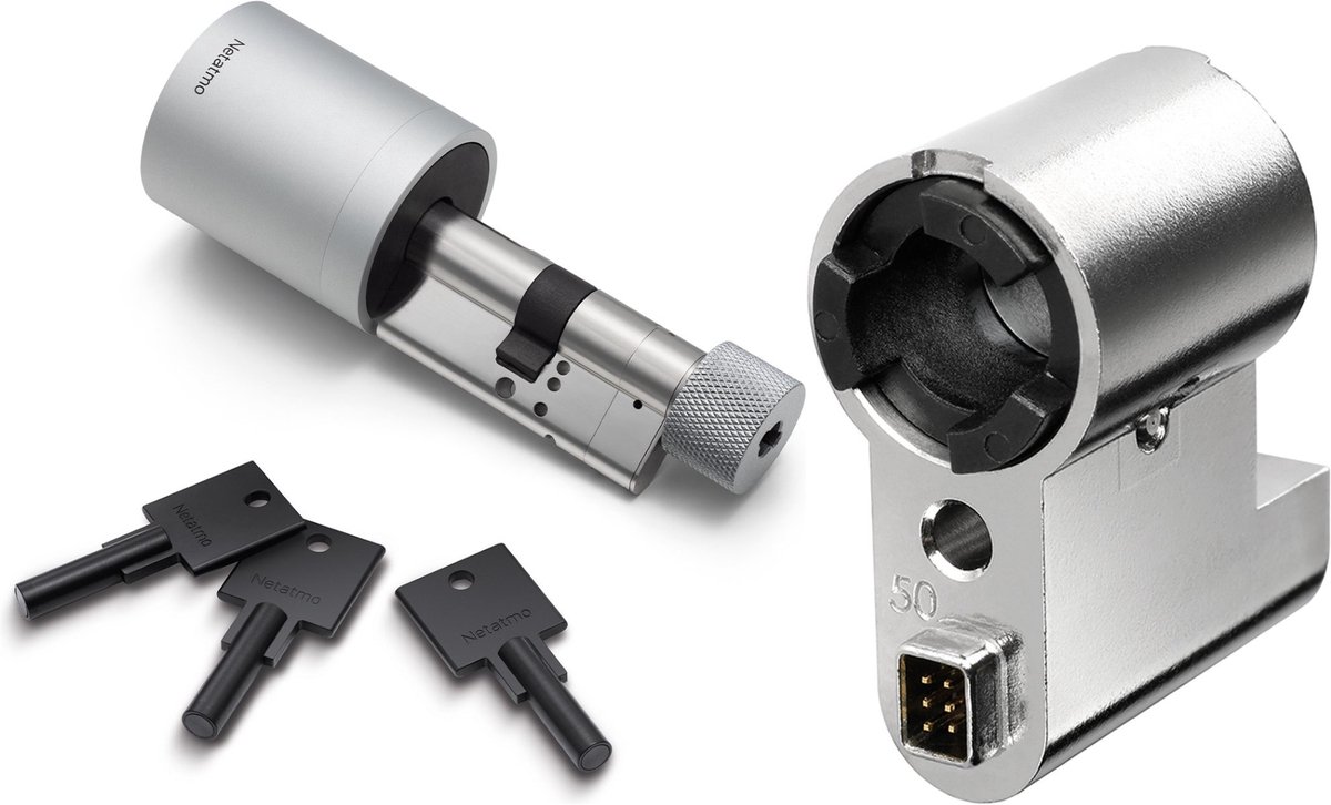Netatmo Door Lock & 3 Keys + Extention Kit 40 MM