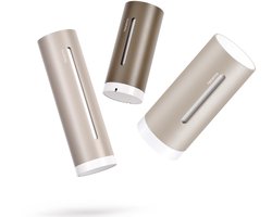 Netatmo Slim Weerstation + Extra Binnenmodule – Indoor Pack 2.0 – CO2 Meter & Luchtkwaliteit – Temperatuur & Luchtvochtigheid – App Monitoring – Sand