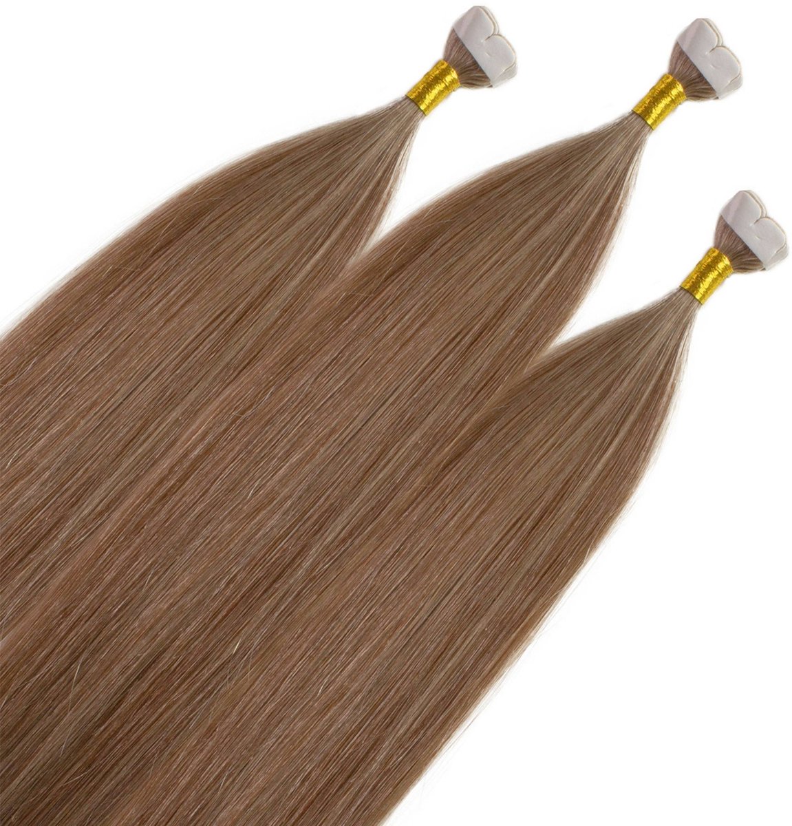 hair2heart Premium Mini Tape Extensions Echt haar - 12 tapes 50 cm Honingblond