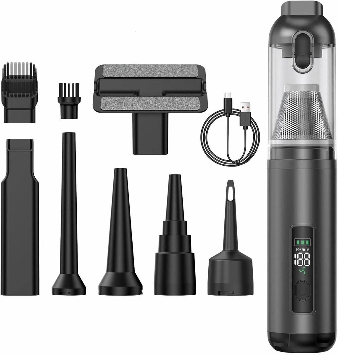 Memory Online Kruimeldief Draadloos met 17000 Pa Zuigkracht - Memory Online Limited - €41,59