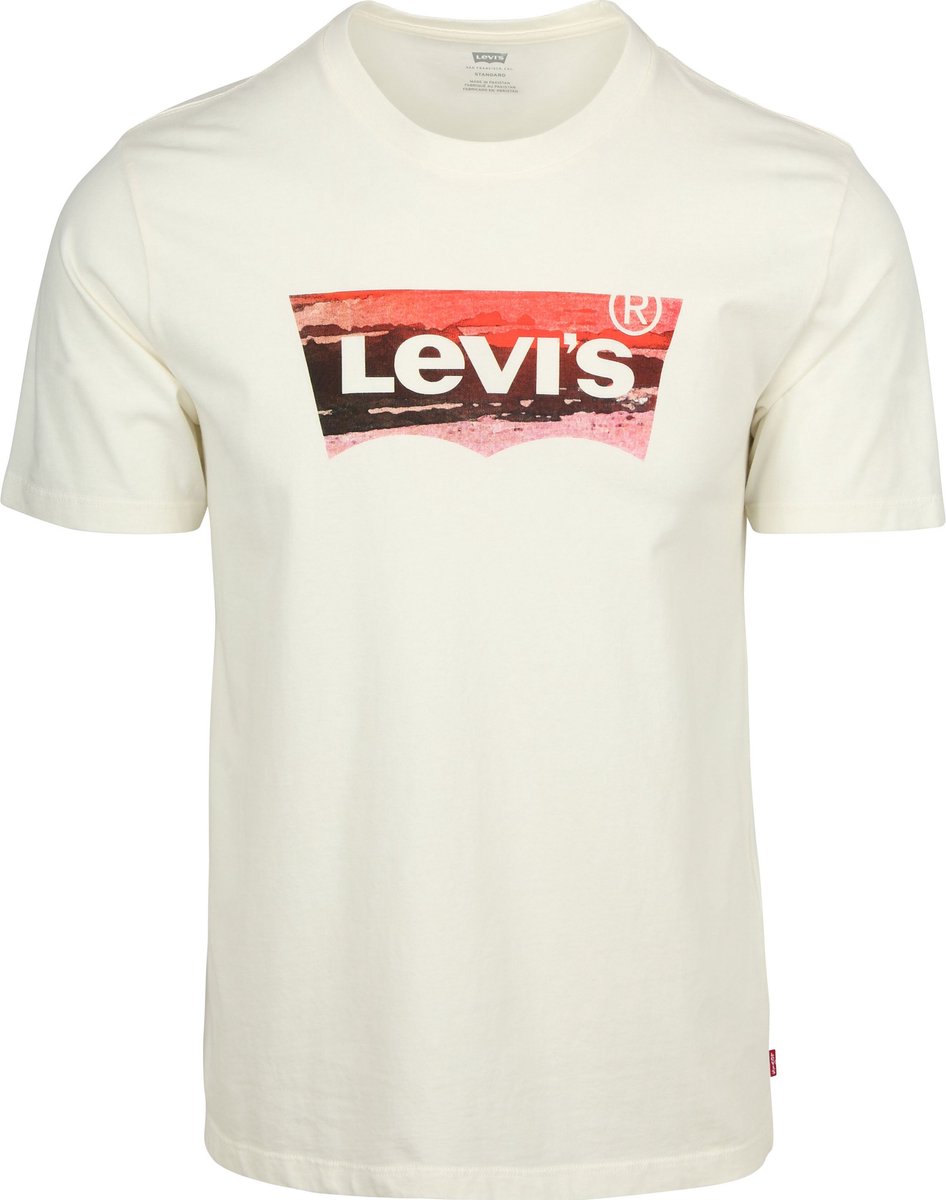 Levi’s T-Shirt Graphic Coastal – Heren Casual T-shirts Wit