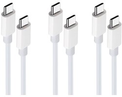 3 stuks OneOne 3,0m oplaadkabel. Sterke USB C naar C kabel. Stevig laadkabel snoer past op Google Pixel 7, 7a, 7 Pro, Pixel 8, 8a, 8 Pro, Pixel 9, 9a, 9 Fold, 9 Pro, 9 Pro XL, Pixel 10, 10 Pro, 10 Pro XL, 10 Pro Fold