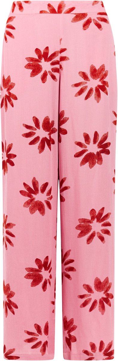 Protest PRTCrest Broek Dames Tailleband elastiek Normale pasvorm Roze