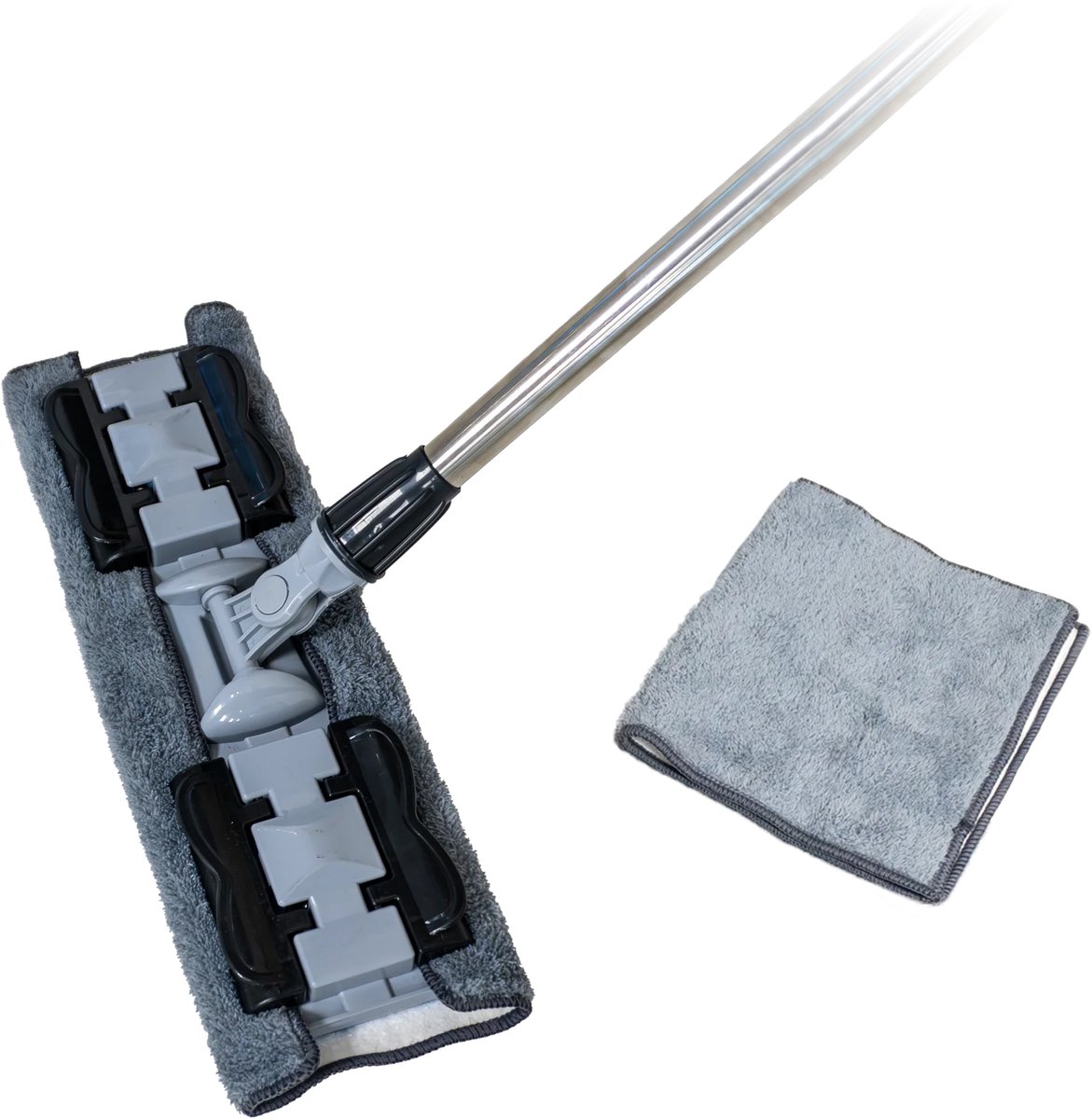 FRM Multi Clean Wisser – Raamwisser, Douchewisser & Glaswisser – Streeploos Ramen, Douche en Tegels Schoonmaken – Met Herbruikbare Microvezel Pads