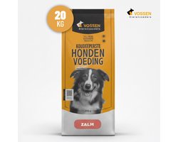 VOSSEN Geperste Brok Zalm 20 kg - geperste hondenvoeding - hypoallergeen - allergië - single proteïn - zalm