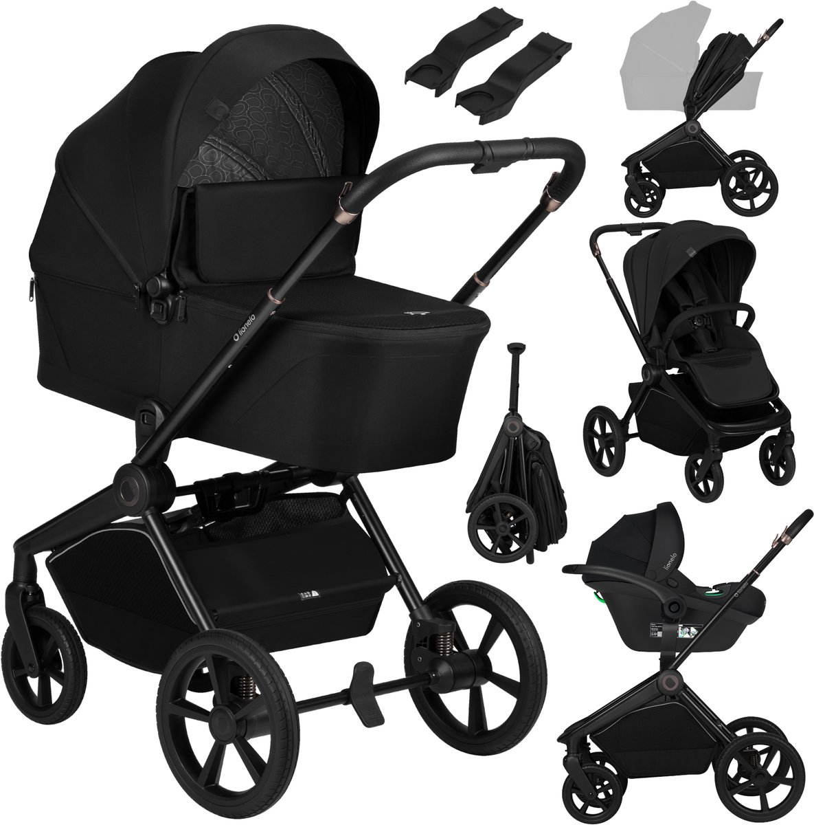 Lionelo Freya 3in1 Kinderwagen Set met Omkeerbare Zitting - BrandLine Group Sp. z o.o. - €749,99
