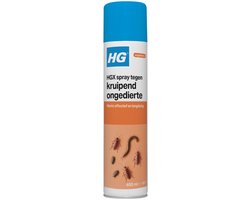HG X - Spray tegen Kruipend Ongedierte - Effectieve Bestrijding - 400 ml - 1 stuk
