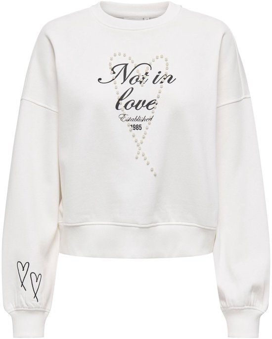 ONLY - ONLKIARA L/ S O-NECK PEARL SWT - Filles - Sweats