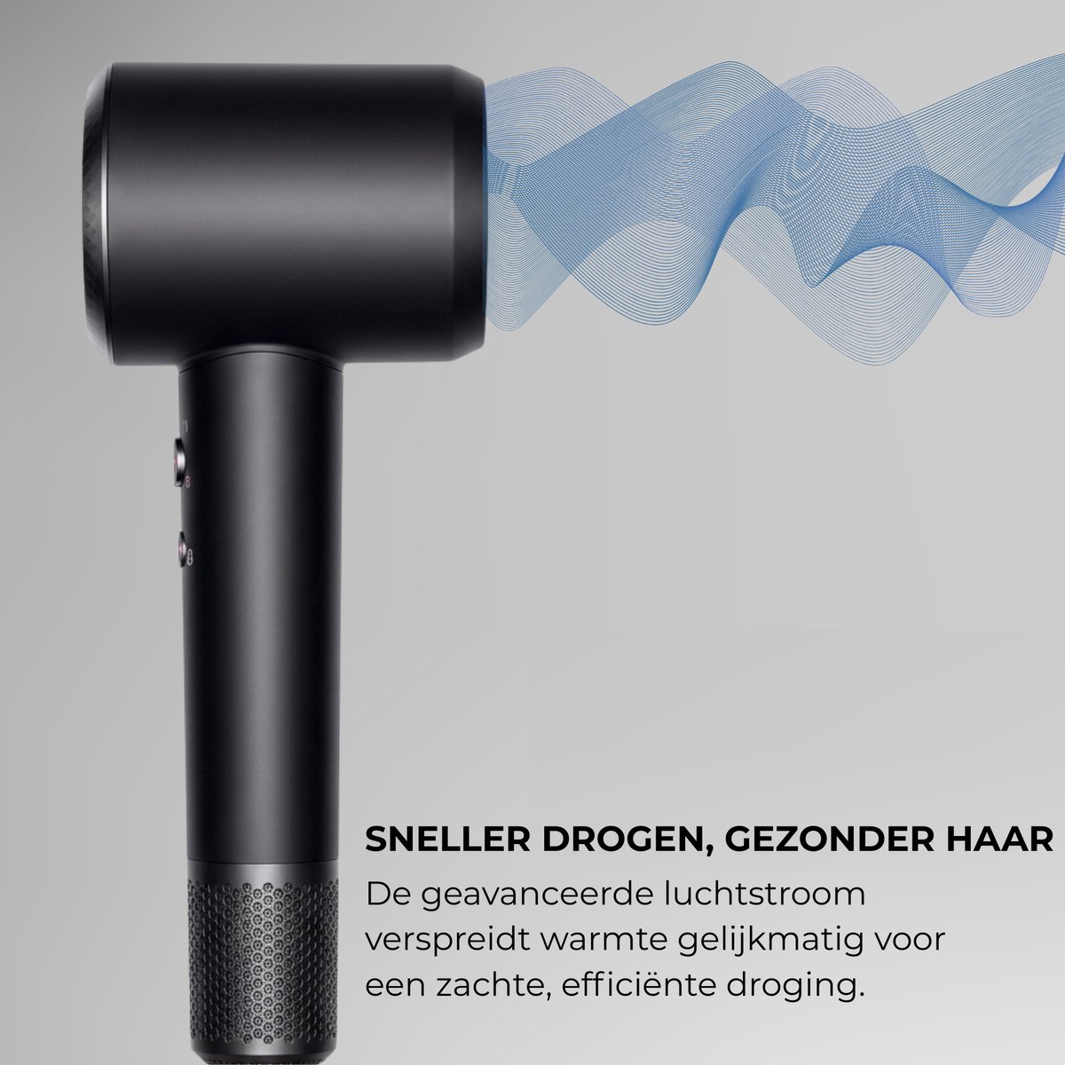 Ningbo Dooda Föhn met Diffuser 1600W en 3 Opzetstukken - afbeelding 3