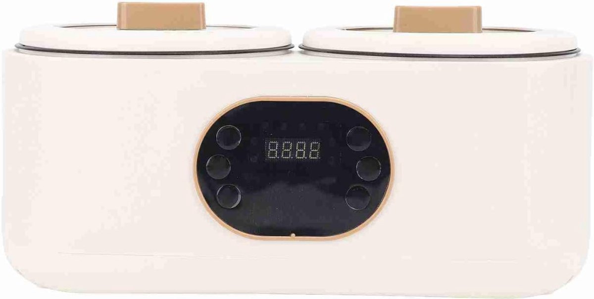 RWB® Slowcooker met Timer - Slowcooker op Timer - Slowcooker - Beige - 37 x 20 x 18 cm