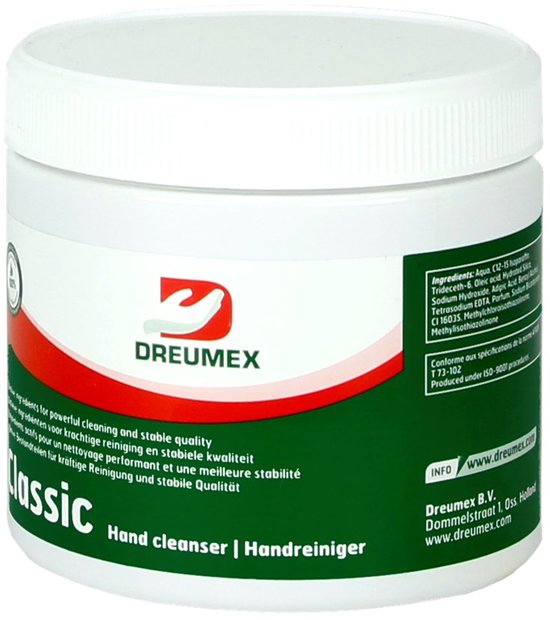 Dreumex Handreinigingsgel - Microkorrels - Oplosmiddelvrij - 600 ml - Voor garages en werkplaatsen van Merkloos — afbeelding 2