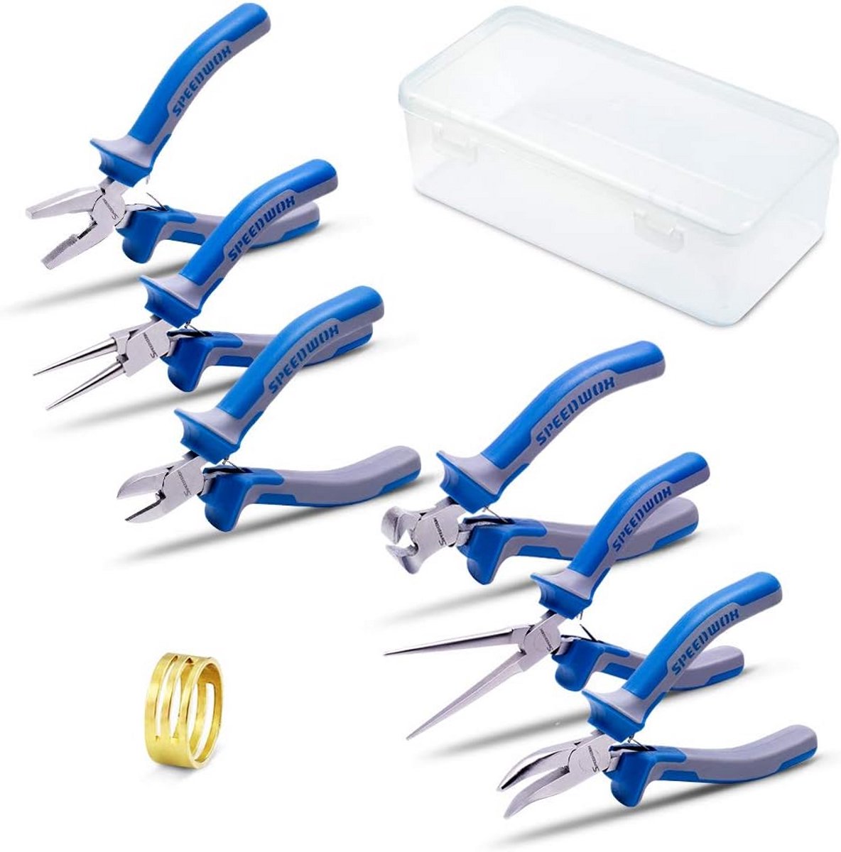 Mini Tang Set 6 Stuks voor Sieraden Maken - Precisie Craft Handgereedschap