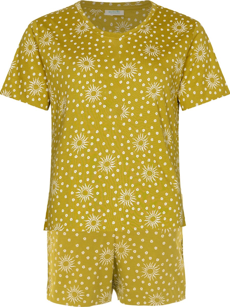 Rebelle MyRebelle - Shortama- Sunny Holiday - Katoen - Groen