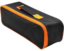 Opbergtas voor de kofferbak van de auto, gereedschapstas voor de auto, duurzame ritssluiting, opvouwbaar, opbergtas voor de autostofzuiger, L-vormig met één handvat