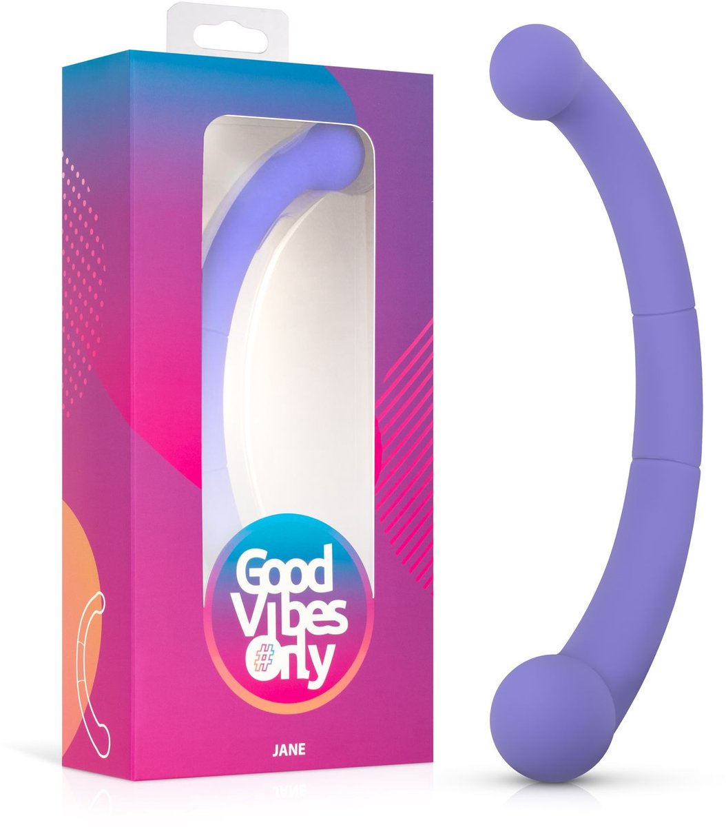 Good Vibes Only - Double End Vibrator Jane - Paars