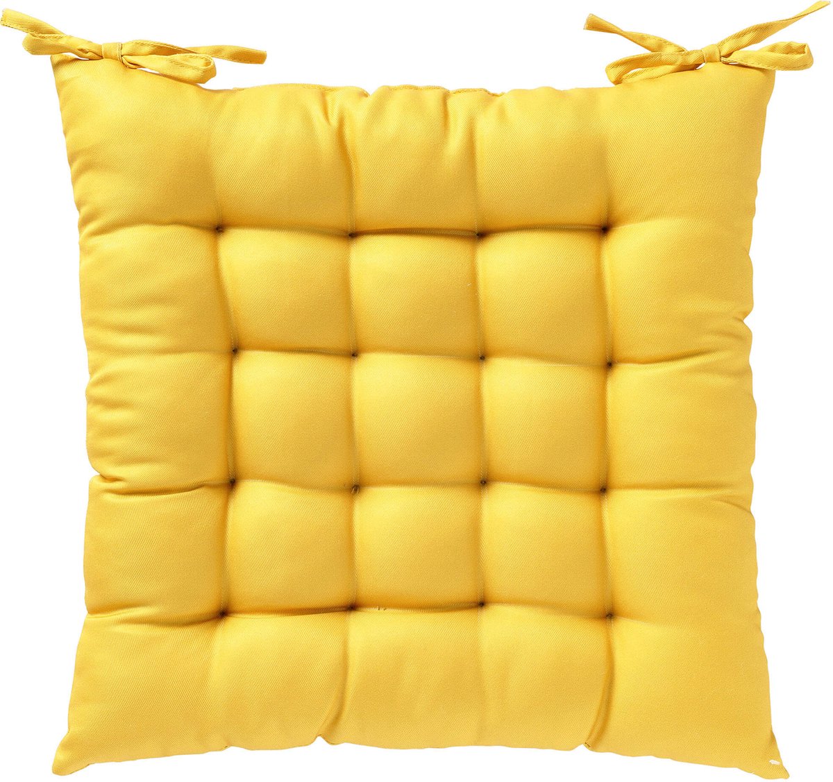 SONNY - stoelkussen 40x40 cm - outdoor - Quince - geel