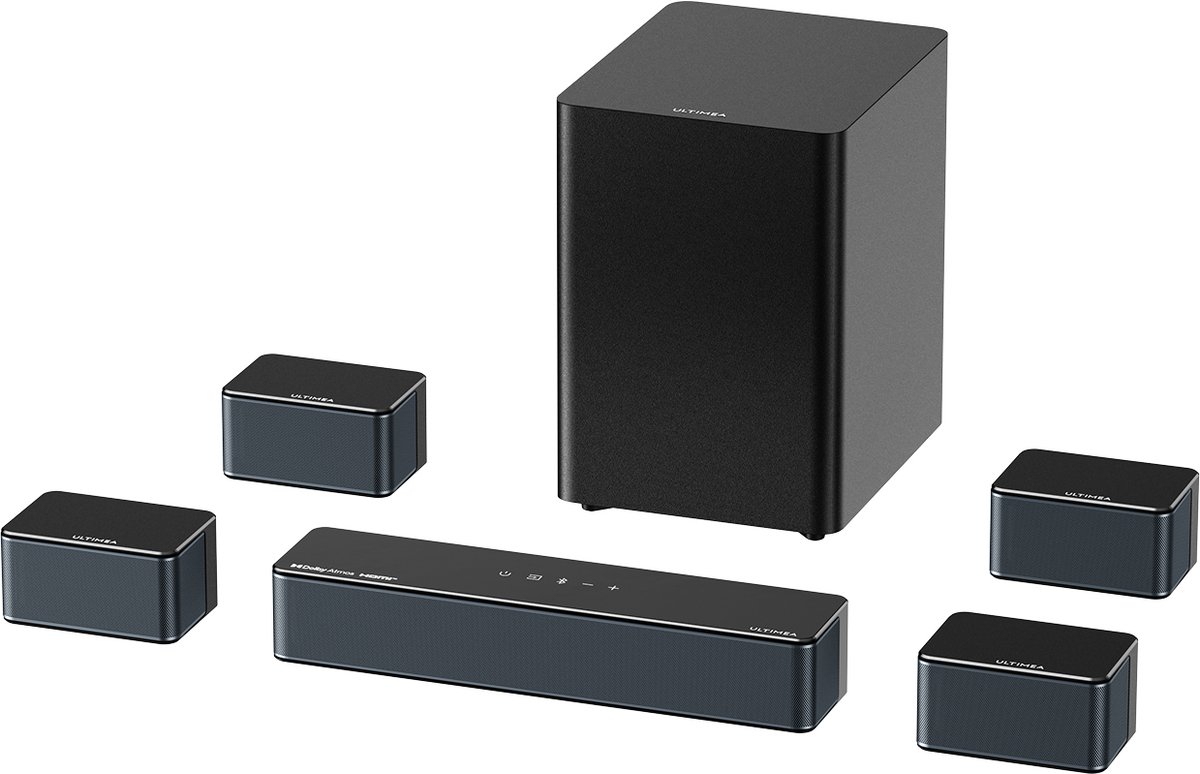 ULTIMEA Poseidon D80 Soundbar 7.1 Zwart met Dolby Atmos - ULTIMEA - €299,99