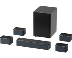 ULTIMEA Poseidon D80 Boom - 7.1 Dolby Atmos Soundbar - Draadloze Subwoofer & Surround Speakers - Home Cinema - HDMI eARC - Soundbar voor tv - Zwart