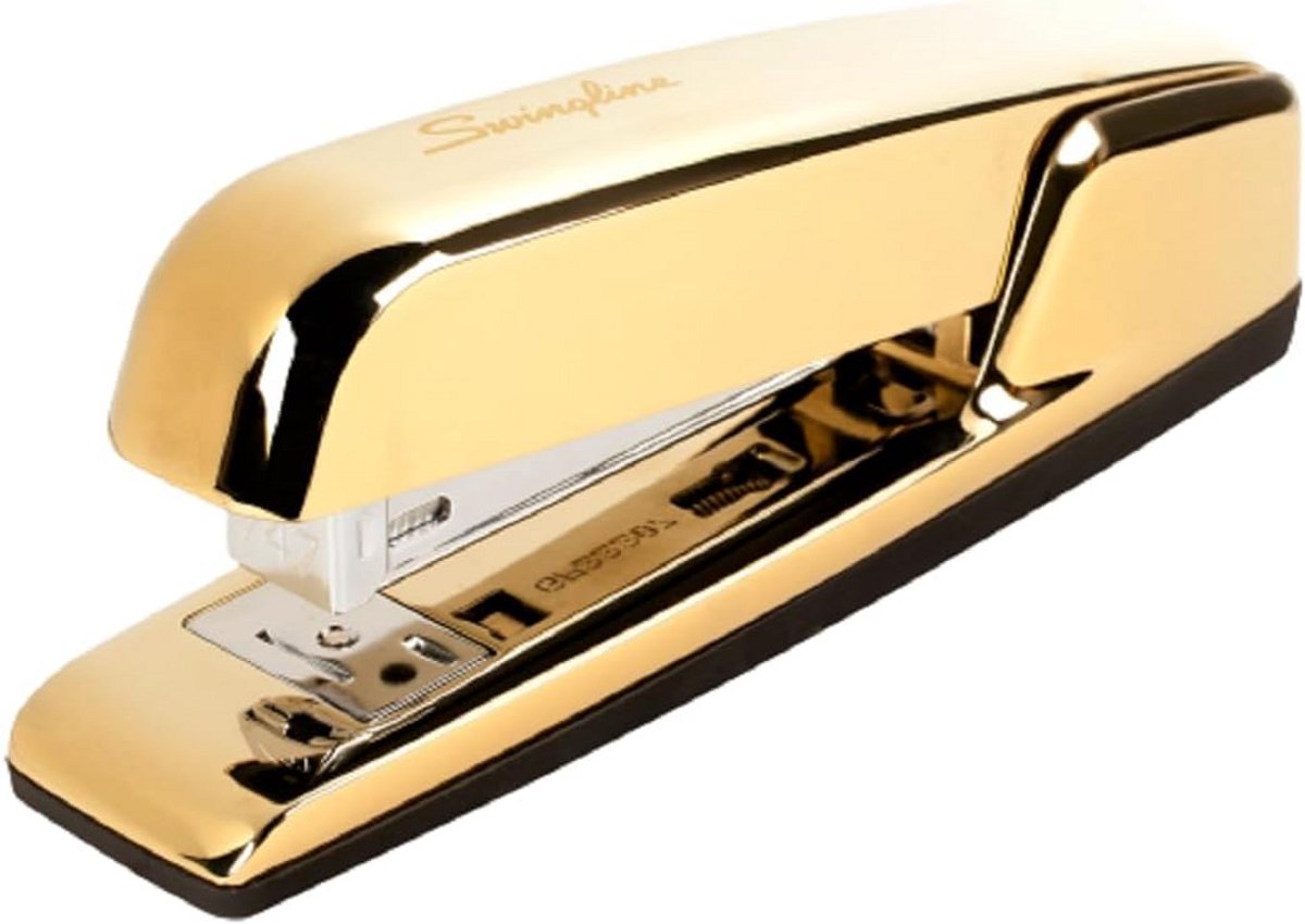 Stijlvolle Nietmachine voor Kantoor - Goud Metallic, 25 Vellen Capaciteit