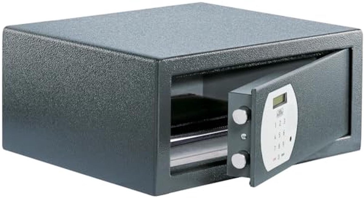 Meubelkluis met Elektronisch Cijferslot voor Wand- en Vloerbevestiging - 27,4L, 14kg, Antraciet