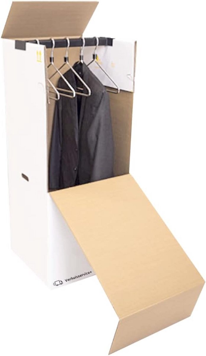 XL Kledingdoos - Garderobedoos voor Kreukvrije Opslag - Extra Sterk en Zelfsluitend - 102x50x50cm