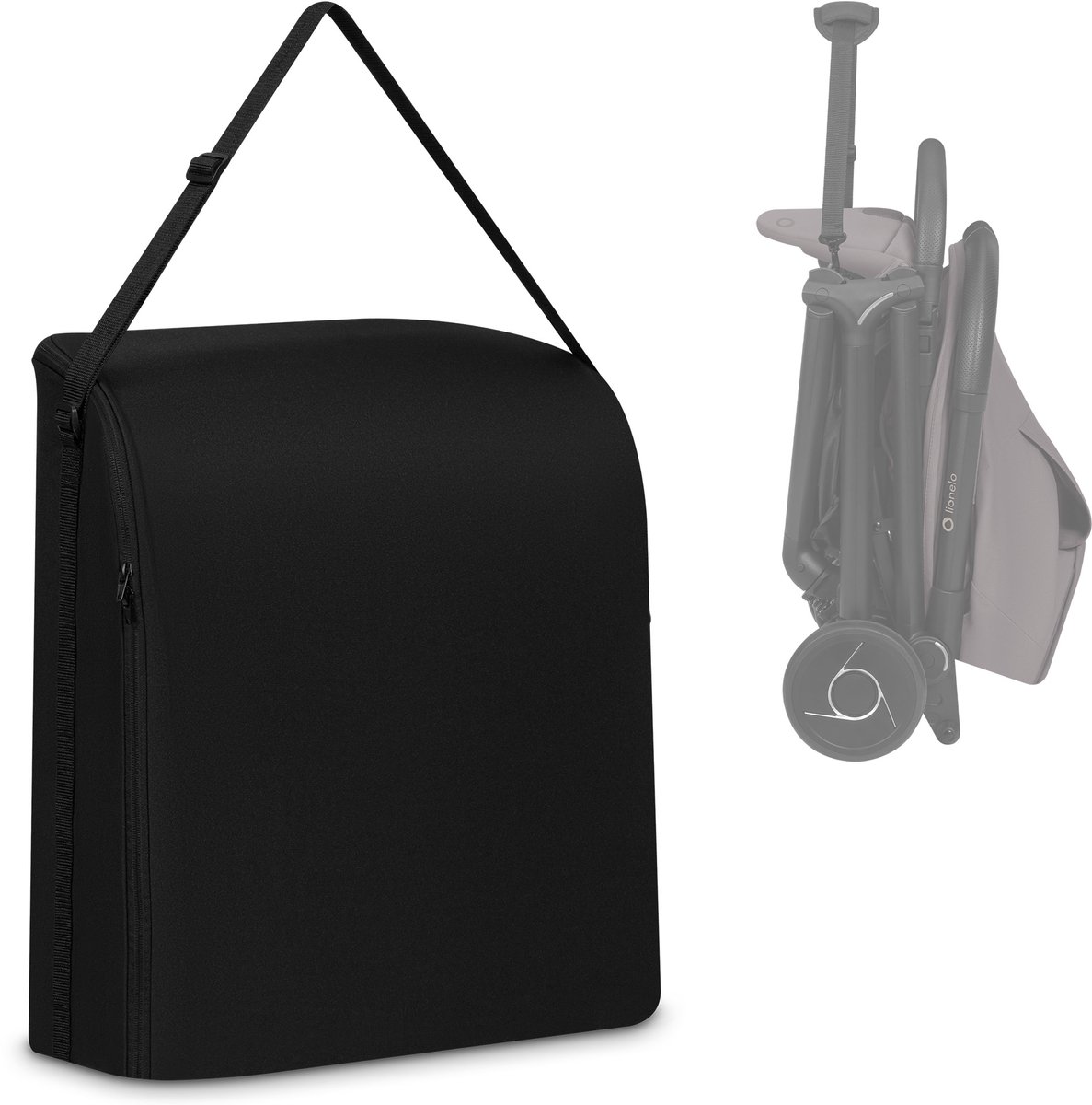 Lionelo Sia Travel Bag - Reistas voor Buggy– Beschermhoes met Rits – Handig voor Reizen en Opslag