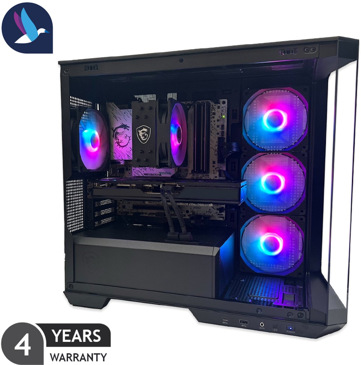 Kooiker Automatisering MSI Pano ARGB Gaming PC met AMD Ryzen - afbeelding 2