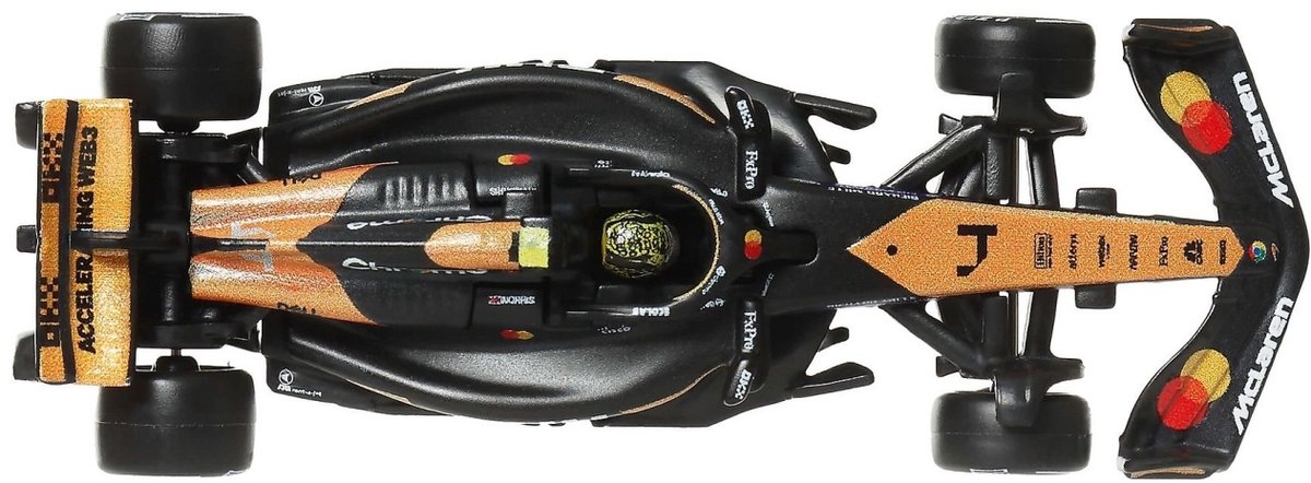 Hot Wheels Premium Metalen Formule 1 Verzamelbaar Speelgoed Raceauto - Lando Norris McLaren — afbeelding 7