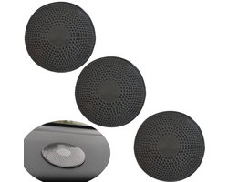 Anti Slip Matje Dashboard - 3 Stuks - 8 CM - Antislipmatje voor auto - Anti-Slip Mat - Dashboard Telefoonhouder - Dashboard matje - Gsm houder auto - Anti-slip matje voor op dashboard - Telefoonmatje - Grip Mat - Zwart