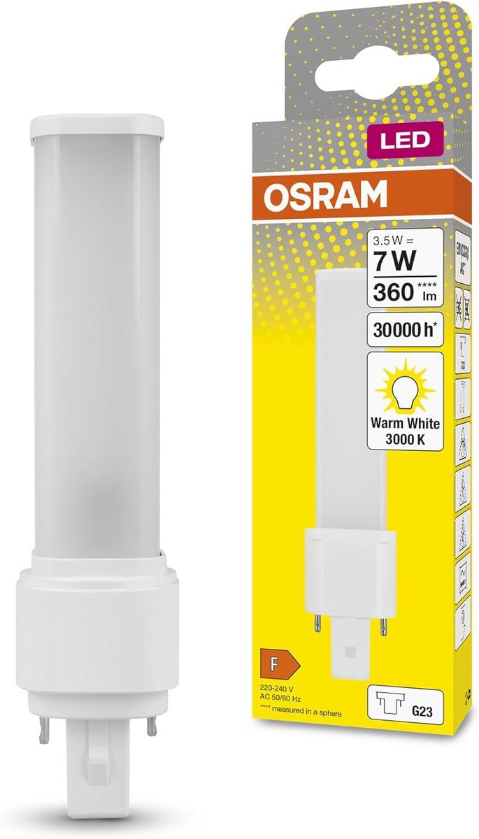 LED Lamp G23 3,5W 3000K - Warmwit Licht voor Open Armaturen
